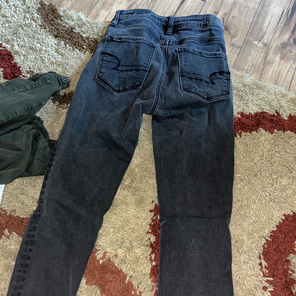 American Eagle Light Black Jeans